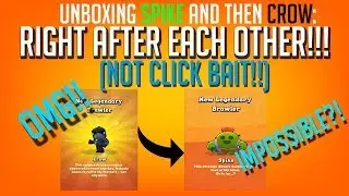 OMG!! UNBOXING CROW AND SPIKE RIGHT AFTER EACHOTHER??!!!