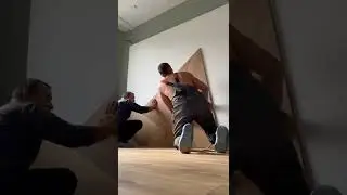 Изголовье кровати элементами мдф