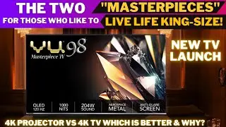 Vu 98 & 85 Masterpiece QLED TV 2023 / VU TV Launch