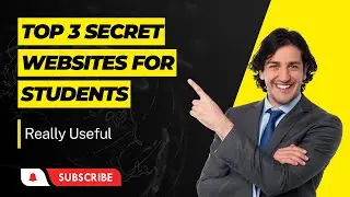 Top 3 SECRET Websites for Students | These websites are really useful for Students in 2023