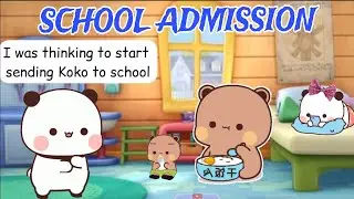 Koko School Admission 🎒|| BubuDudu | Peach Goma | Panda Bear Cats | Kittensisland