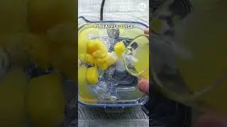 Enjoy this easy version of the famous tropical drink! #piñacolada