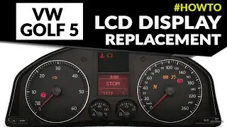 Volkswagen Golf Mk5 instrument cluster repair – faded dash display replacement