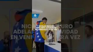 Nicolás Maduro adelanta la navidad en Venezuela, otra vez #shorts