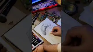 рисуем портрет девушки в берете 