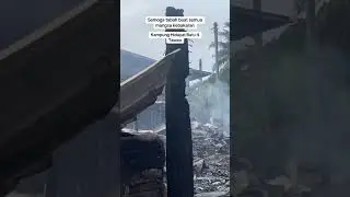 Kebakaran berlaku sekitar 2 pagi tadi.