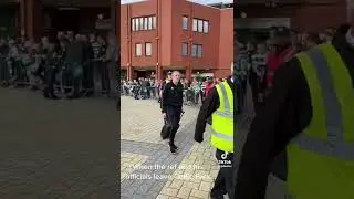 Celtic supporters shout sectarian abuse towards Referee Kevin Clancy despite him being a Celtic fan.