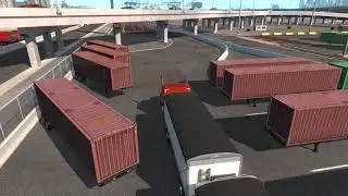 American Truck Simulator - Checking out Grain Trailers
