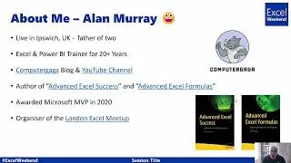[EW9] The TAKE and DROP in Excel: Don't DROP() the Ball on Data Manipulation! | Alan Murray, MVP