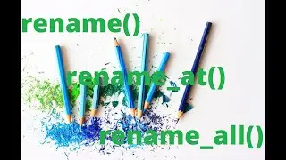 How to use raname, rename_with, rename_all and rename_if functions of dplyr package in R