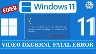 ✅ How To Fix VIDEO DXGKRNL FATAL ERROR in Windows 11/10