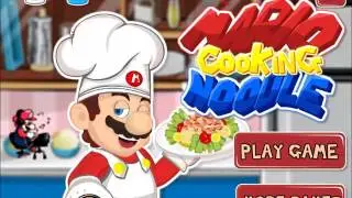 Mario Cooking Noodle Full Game Walkthrough