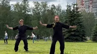 Ушу на открытом воздухе