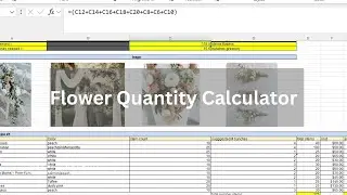 DIY Flower Arrangement Calculations