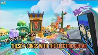 Eggy Party - How to Play These 7 Songs with the Electric Guitar {Part 1 Game Guide} (iOS)