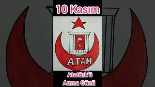How to Draw a Picture for November 10th Atatürk Commemoration Day, 