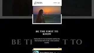 The LiAura website for my music is officially LIVE! 🤩