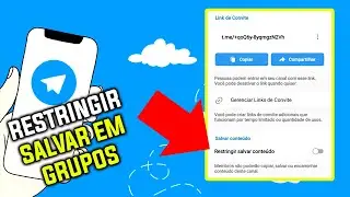 Como Impedir que Compartilhem, Tire Print e Baixe Midias Em Grupos do Telegram | Dicas Telegram