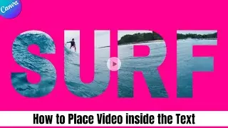 Unlock the Secrets of Video Placement in Text Frames on Canva! 📽🤓