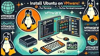 🚀 Install & Run Ubuntu on VMware Workstation | Boot from ISO + Fun Terminal Commands! 🖥️🐧