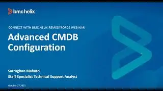 Advanced CMDB Configuration Webinar