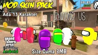 Skin Pack Among Us - Mod GTA SA Android