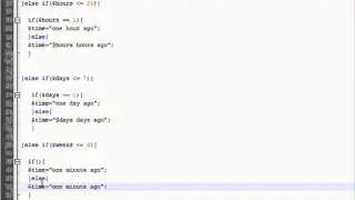 PHP Tutorial (Time Ago Part 2)