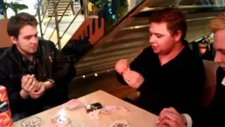 Карточный эффект с жвачкой и фрутеллой!