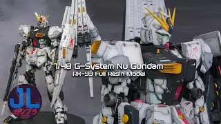 MEGA Size 1/48 Nu Gundam by G-System | Custom Gunpla Painting | ガンプラ全塗装