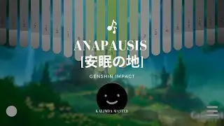 Anapausis [安眠の地] - Genshin Impact | Kalimba App Cover with Tabs