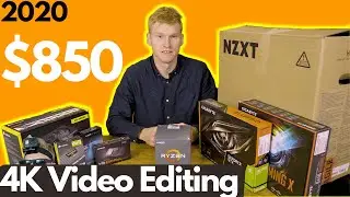 Build a 4K Video Editing PC for $850 in 2020! I AMD Ryzen Build