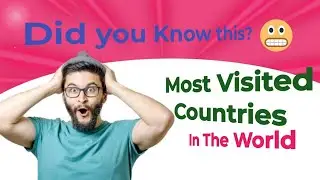 Most Visited Countries Ranking | @DataIsBeautifulOfficial @RealDatacomparison #world #country #comparison