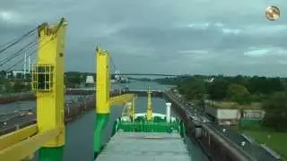 Nord Ostsee Kanal (Kiel Canal Time-Lapse-Voyage) Zeitraffer Durchfahrt FULL HD