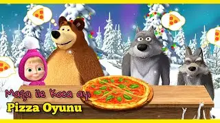 Maşa ile Koca Ayı Pizza Oyunu| Maşa ile Koca Ayı Çocuk Oyunları| Eğlenceli Çocuk Videosu
