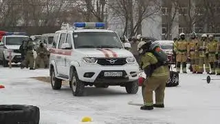 Кросс-фит среди пожарных прошёл в Тайшете