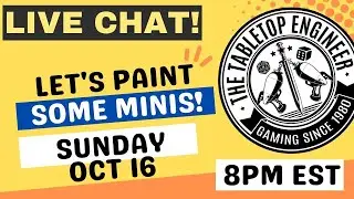 LIVE CHAT AND PAINT! Sunday, Oct 16 8pm EST
