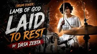 🇲🇨 (Drum Cover) Lamb of God   - Laid to Rest 🇲🇨