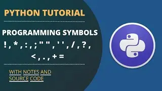 Programming symbol | python full course for beginners in hindi [2021 | #2