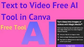 How to convert Text to Video in Canva in 2024. Free Text to Video AI Tool in Canva. #texttovideo