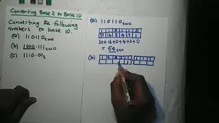 A Simple Way of Converting Base 2 to Base 10(Grade 8-9).