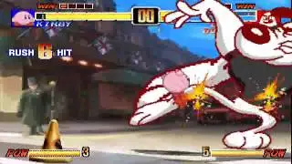 BLRD2 Mugen  DG Kirby vs  Big and Giant Dudley Puppy AI Battle