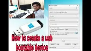 how to create usb bootable device