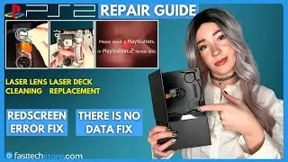 PS2 Slim Laser Cleaning and Replacement Guide (Red Screen, There is No Data Fix)