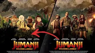 Making LEGO Jumanji 2 Poster - Timelapse