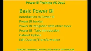 Power BI Training Day6 VK 