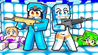 My Twin Sister Meets MY CRAZY FAN GIRLS In Minecraft Rivals