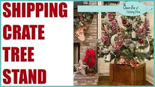 DIY Shipping Crate Stand for Christmas Tree - Video