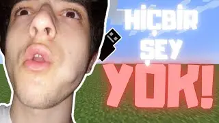 Minecraft'ı DÜZ DÜNYA' da Başlayarak Bitirmek!