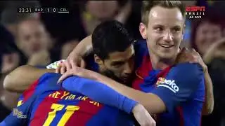 🔴🔵🇪🇦⚽️BARCELONA 5x0 Celta de vigo (Laliga 16/17) 1080p60 full HD Espn Brasil