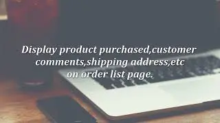 Improved Ordered List Page For Admin- Opencart Exension